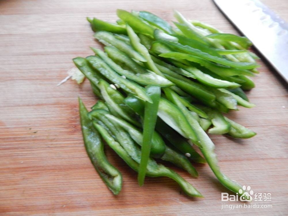 童年味道青椒炒肉丝