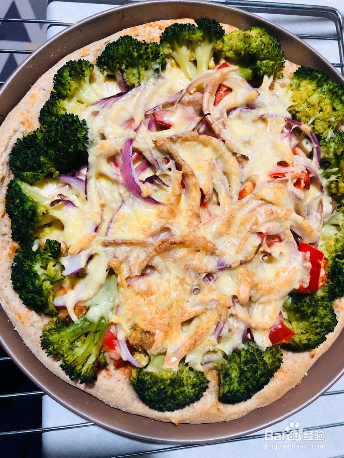 全麦鸡柳披萨的做法