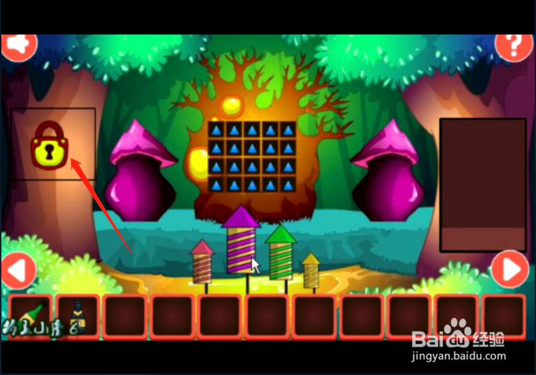 小游戏《新年胡子大叔逃脱2》如何通关