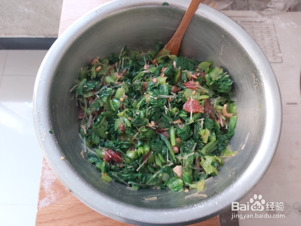 美味家常小白菜粉条猪肉包