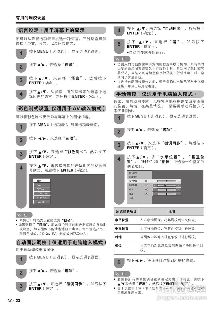 夏普LCD-32D30RD液晶彩电使用说明书:[4]