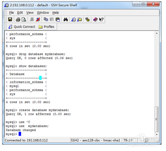 MySQL数据库常用命令