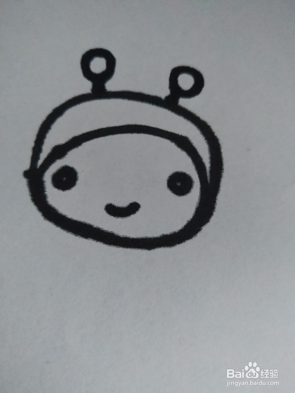 蜜蜂的简笔画技法6