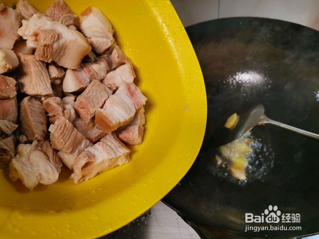 玫瑰腐乳红烧肉