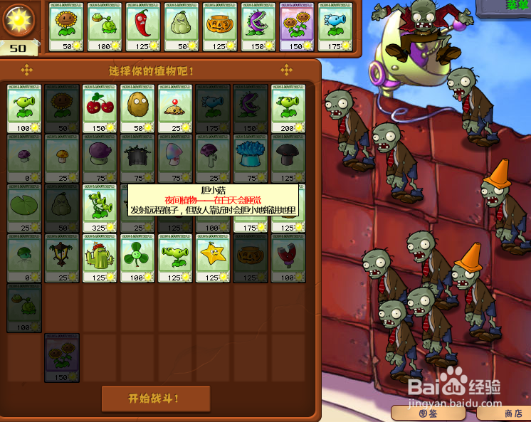 植物大战僵尸屋顶模式攻略