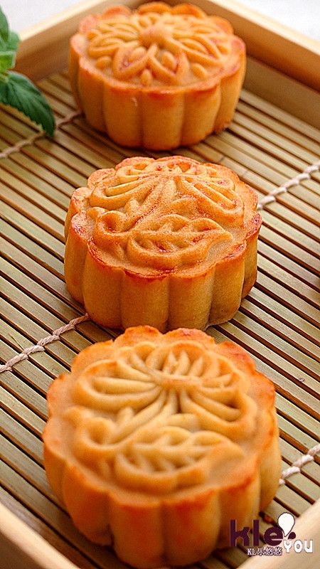 麻薯红豆沙月饼