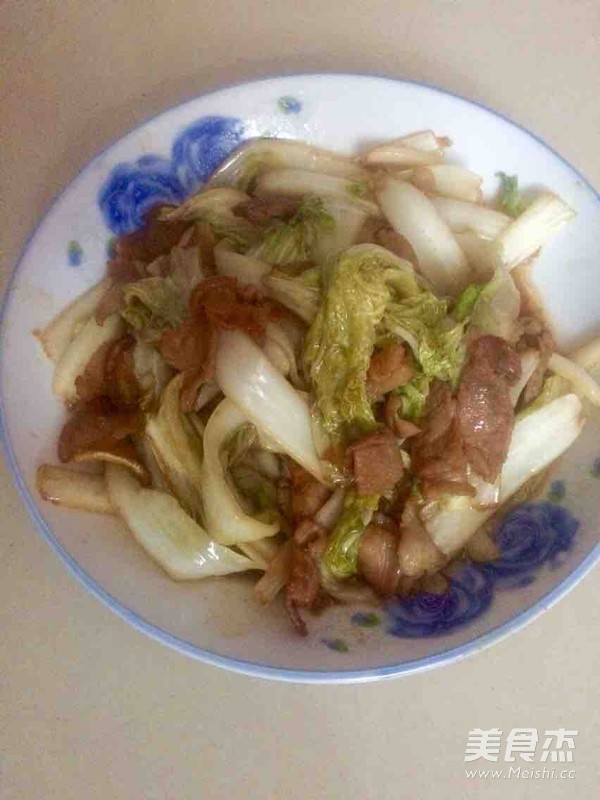 猪肉炒娃娃菜