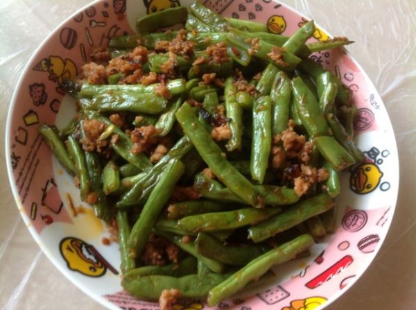 马拉盏肉碎四季豆
