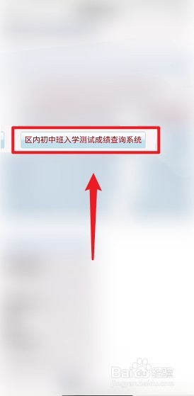 新疆内初班考试成绩怎么查询