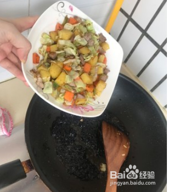 做韩式炸酱面的步骤