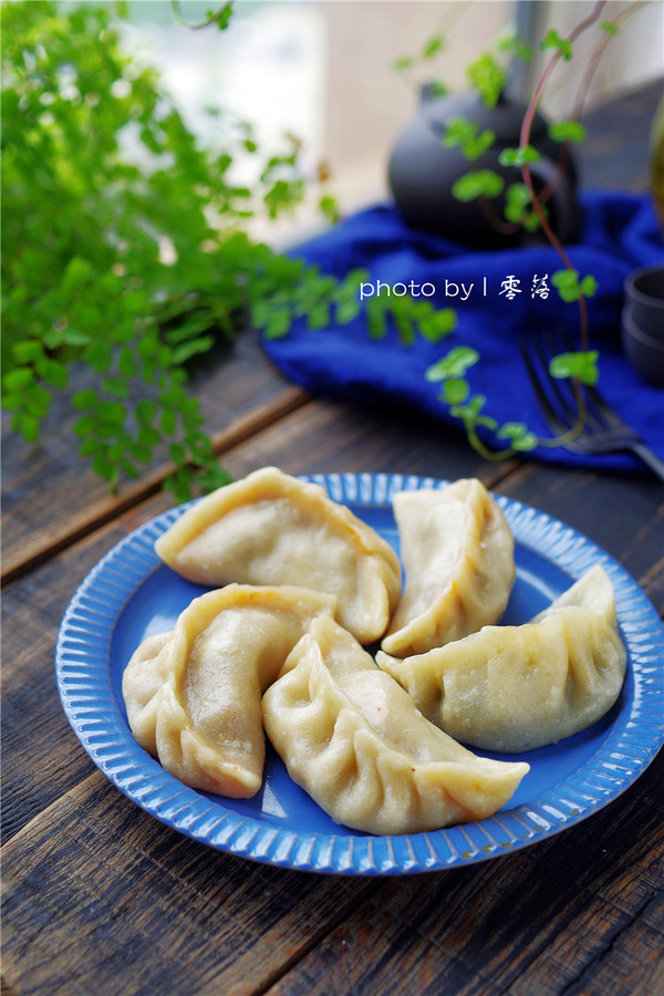 薄皮大馅素蒸饺