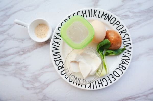 香菇油菜豆腐羹