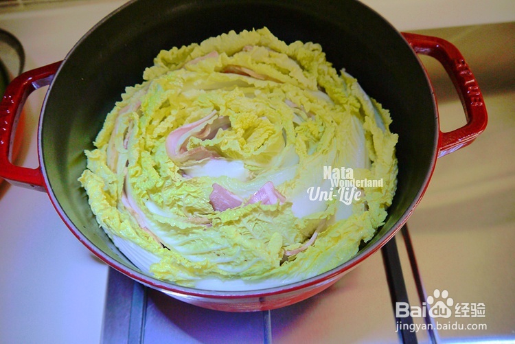 赞不绝口的培根白菜锅