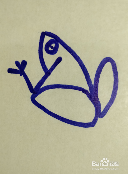 青蛙的简笔画怎么画?