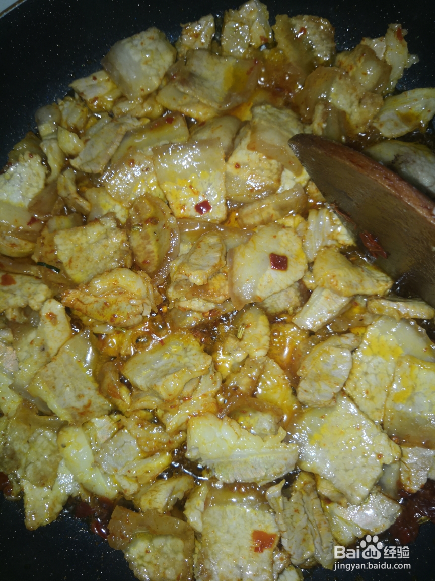 一个人做家常豆干回锅肉