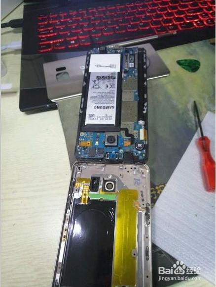 三星note5换电池教程
