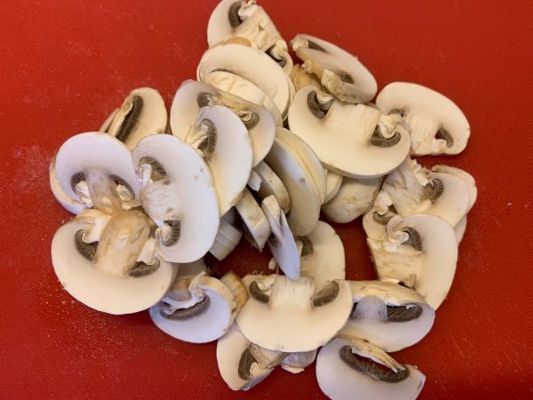 培根蘑菇法棍披萨