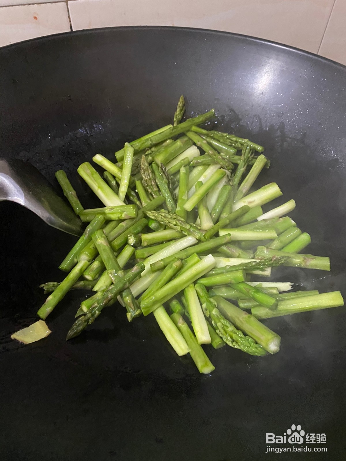 芦笋炒鹅肉的做法