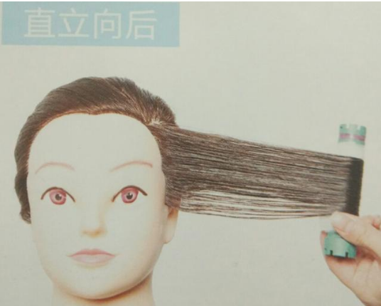 长发内扣排杠子的方法