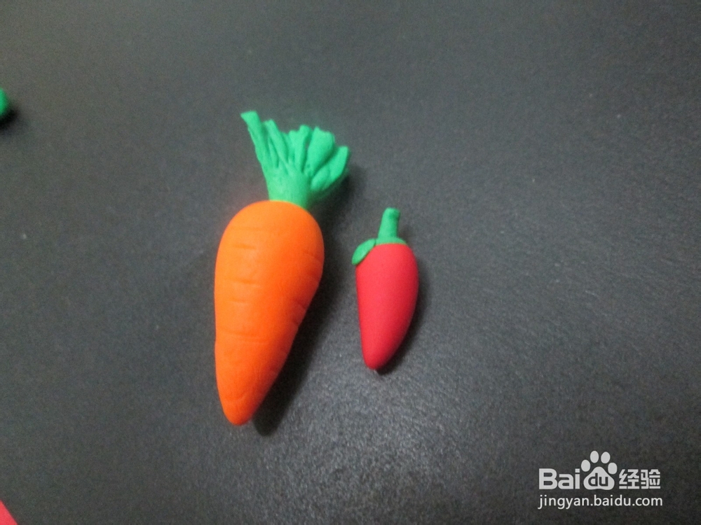 DIY粘土手工制作：[2]蔬菜