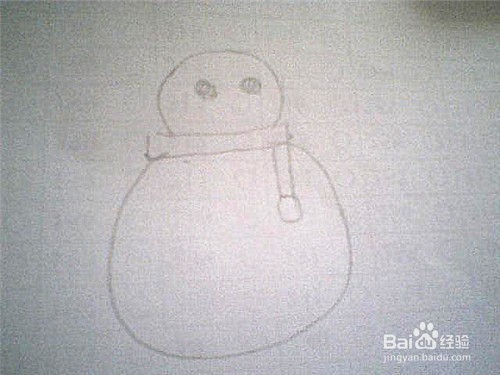 简笔画雪人的画法