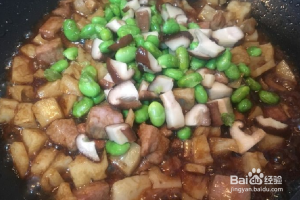 莲藕肉丁的做法