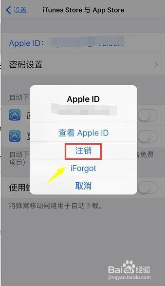 iPhone 如何注销 Apple ID