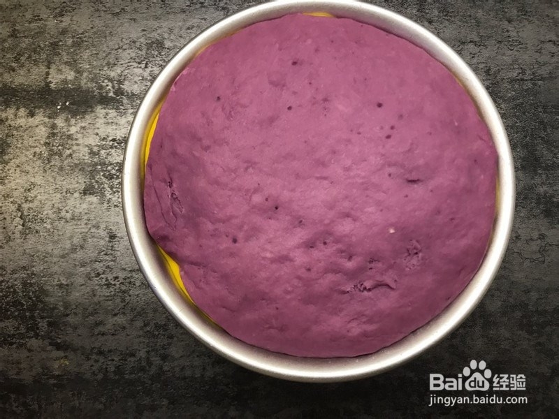 紫薯南瓜双色发糕