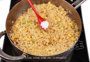 鲍菇咖喱什锦炒饭