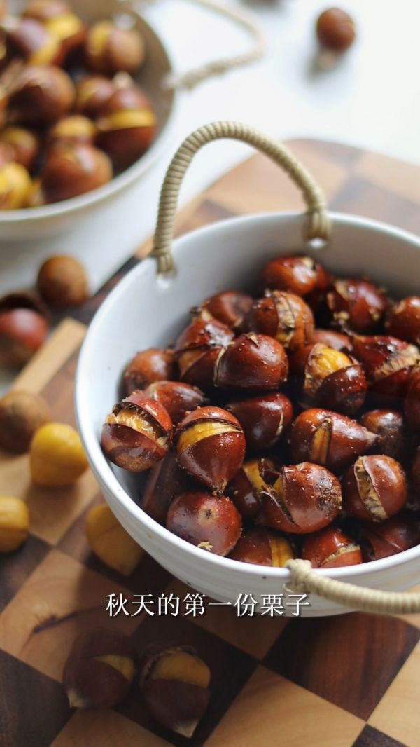 秋天就要吃糖烤栗子