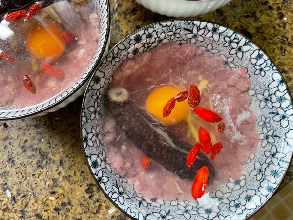 辽参鸡蛋瘦肉汤