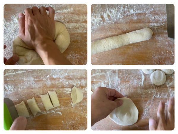 杂粮面萝卜丝蒸饺