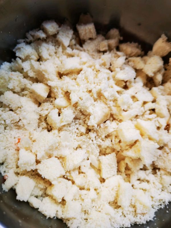 鸡蛋馒头蔬菜饼