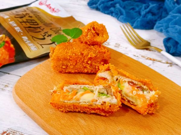 芝士时蔬炸猪排