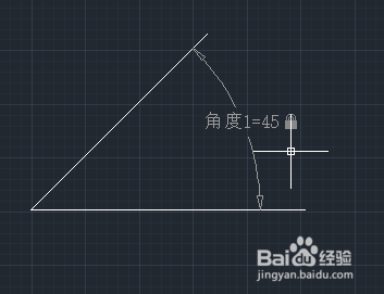 如何用CAD画角度线?