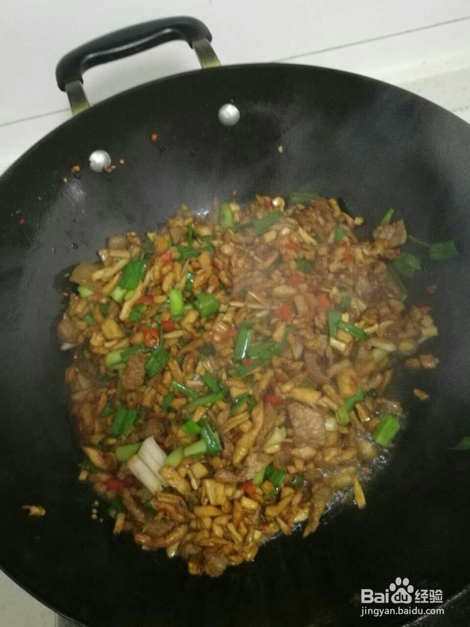 美食萝卜干炒肉的做法