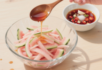 凉拌西瓜皮怎么制作?