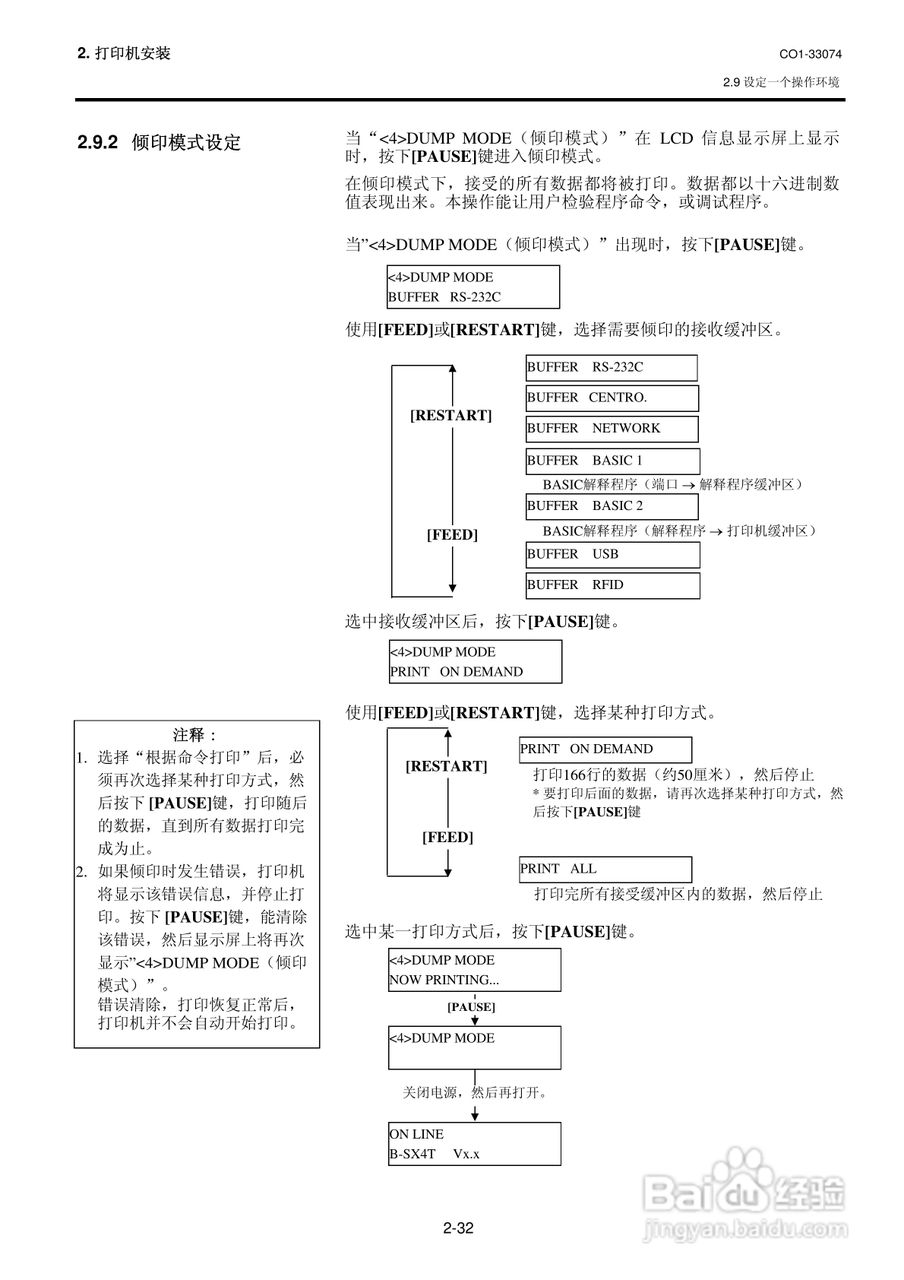 东芝 B-SX4T打印机说明书:[5]