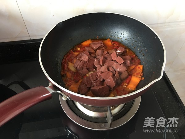 泡椒猪血的做法