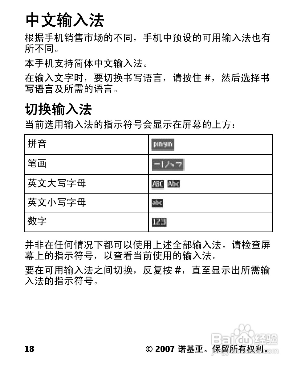 诺基亚2600c手机使用说明书:[2]