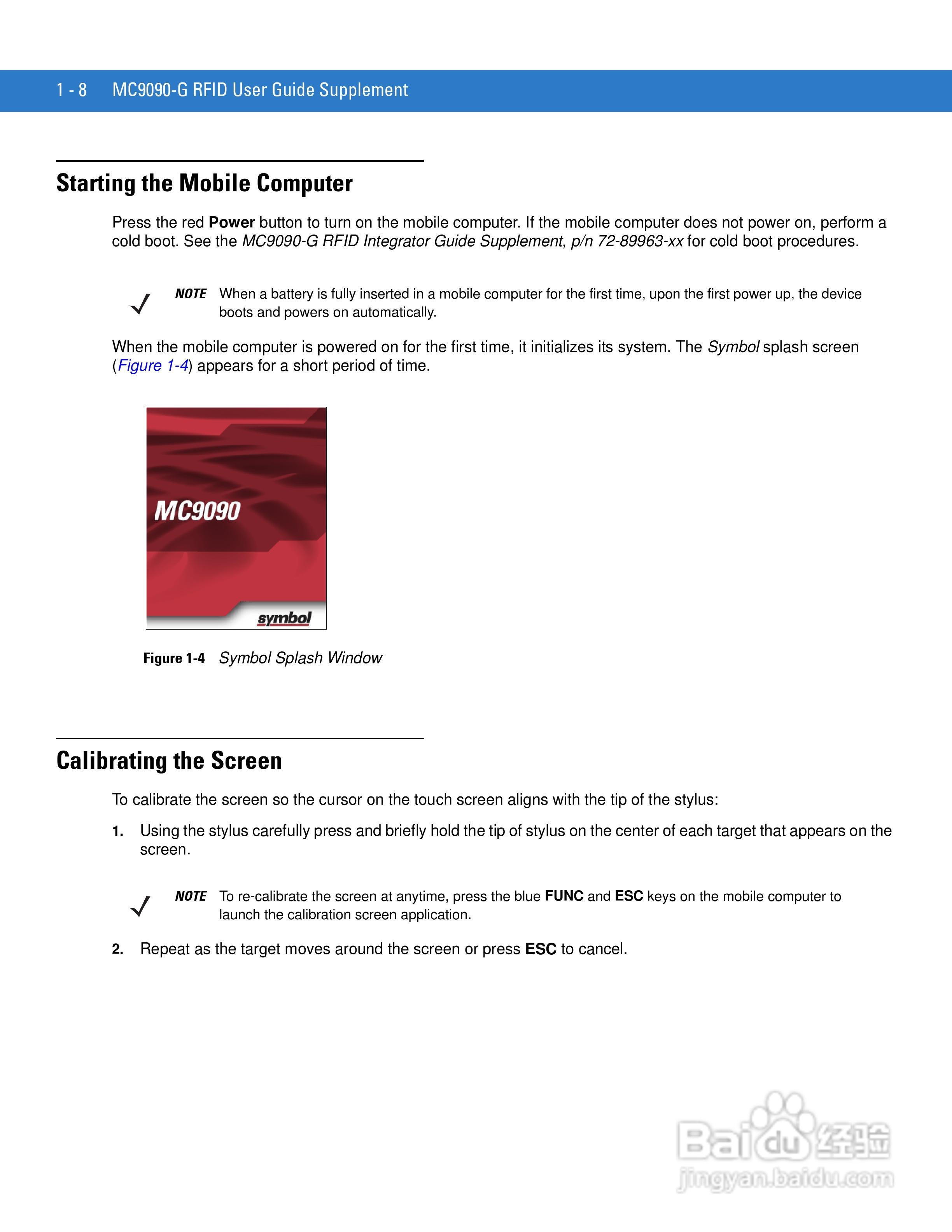 MC9090G RFID数据采集器用户手册:[3]