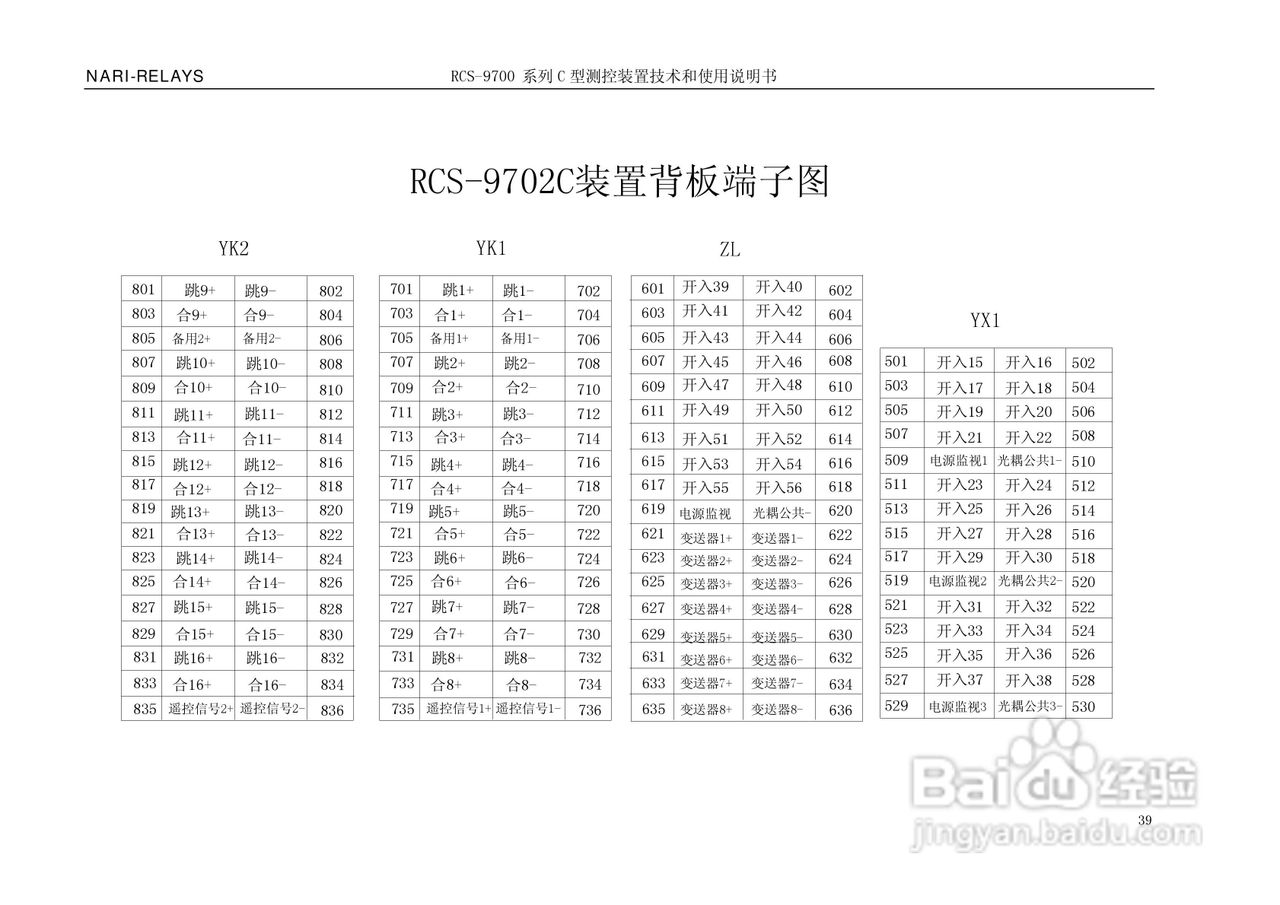 RCS-9709C测控装置技术和使用说明书:[5]