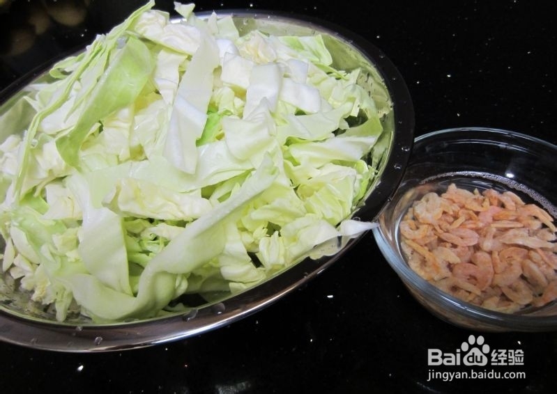 减肥食谱之蔬菜篇：[2]虾米卷心菜