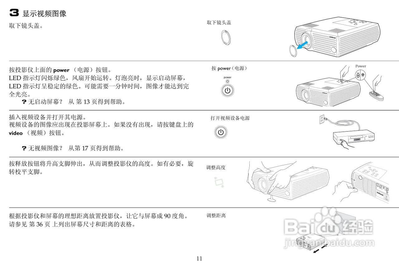 富可视 LP240投影机说明书:[2]