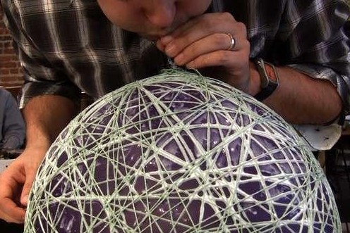 教你做艺术球灯