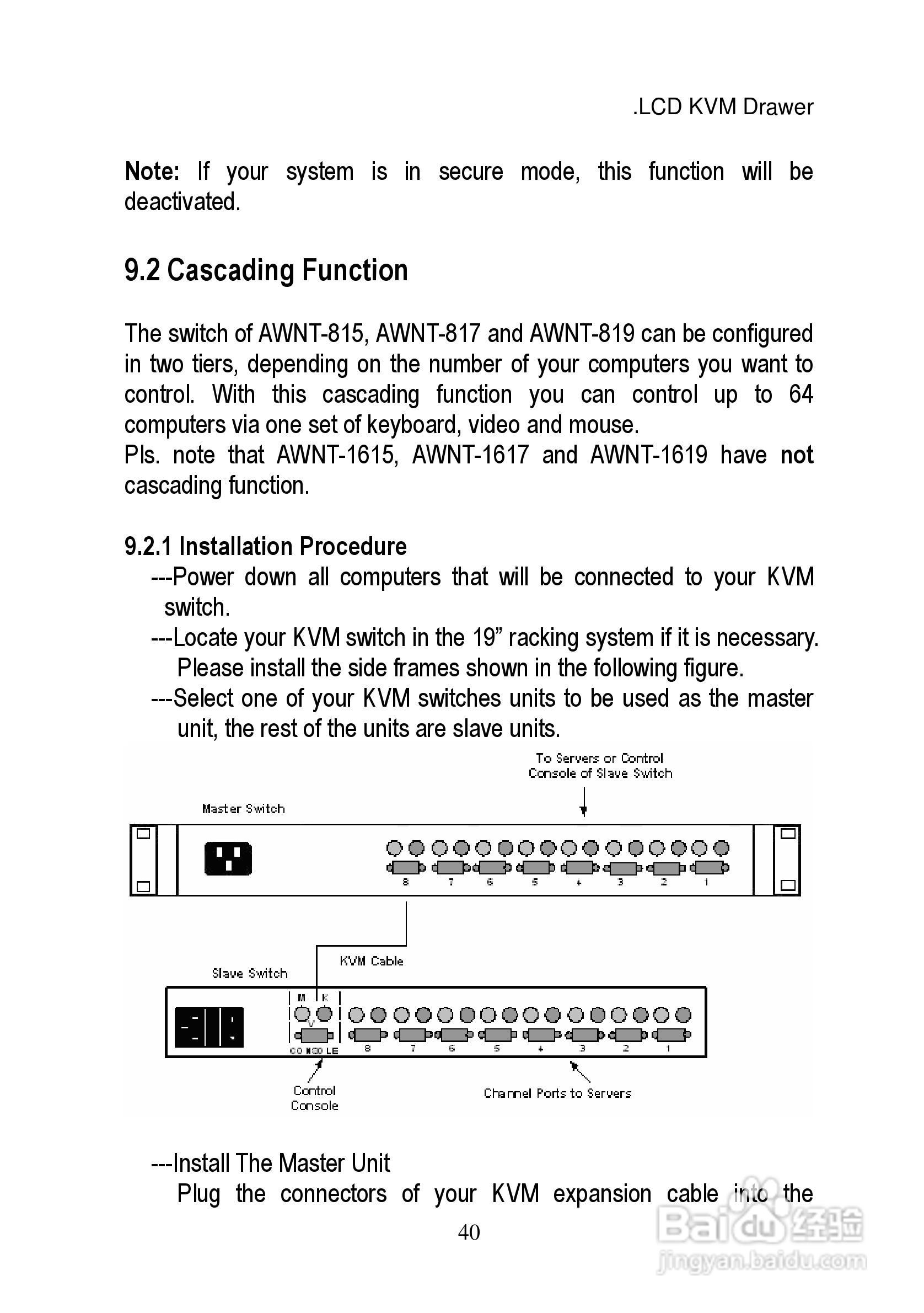 LCD KVM Drawer机架式LCD切换器用户手册:[5]