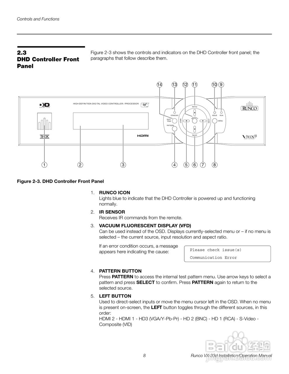 Runco VX-33d投影机使用说明书:[3]