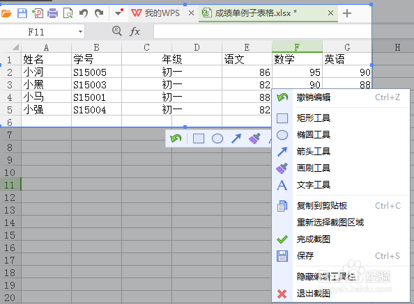 如何在Excel中进行截图