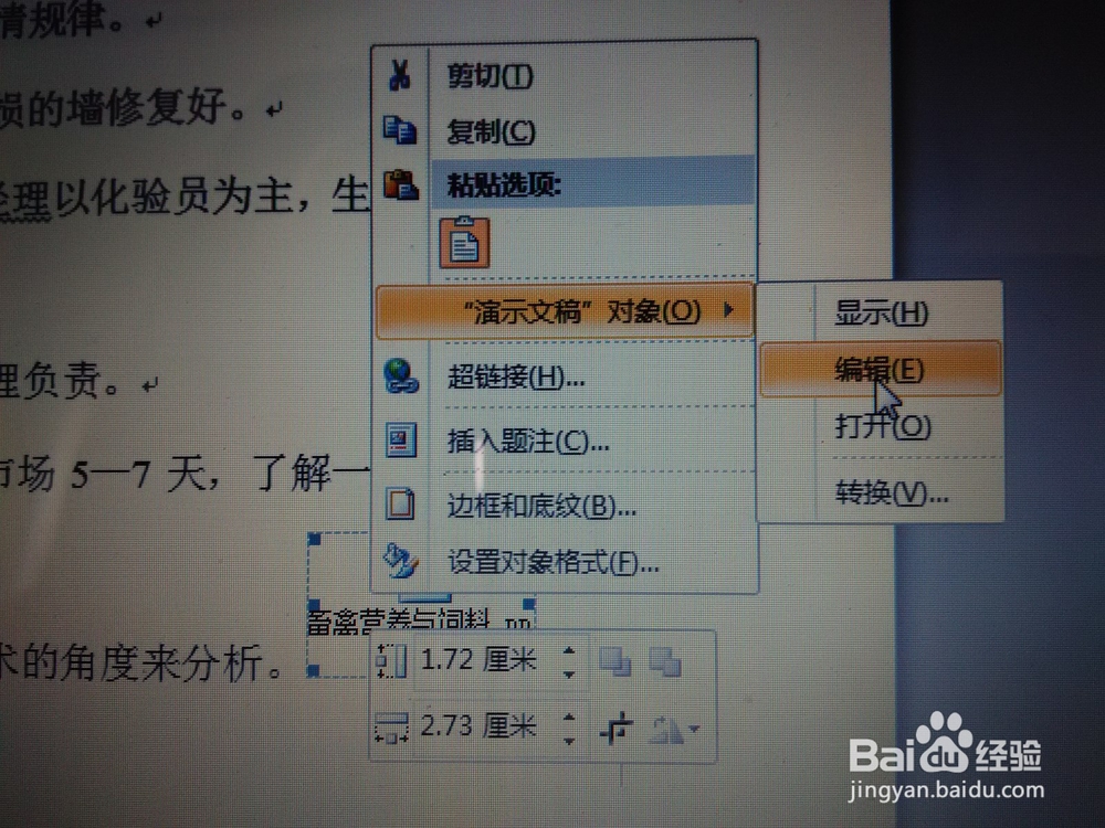 如何将word文档中的PPT导出保存