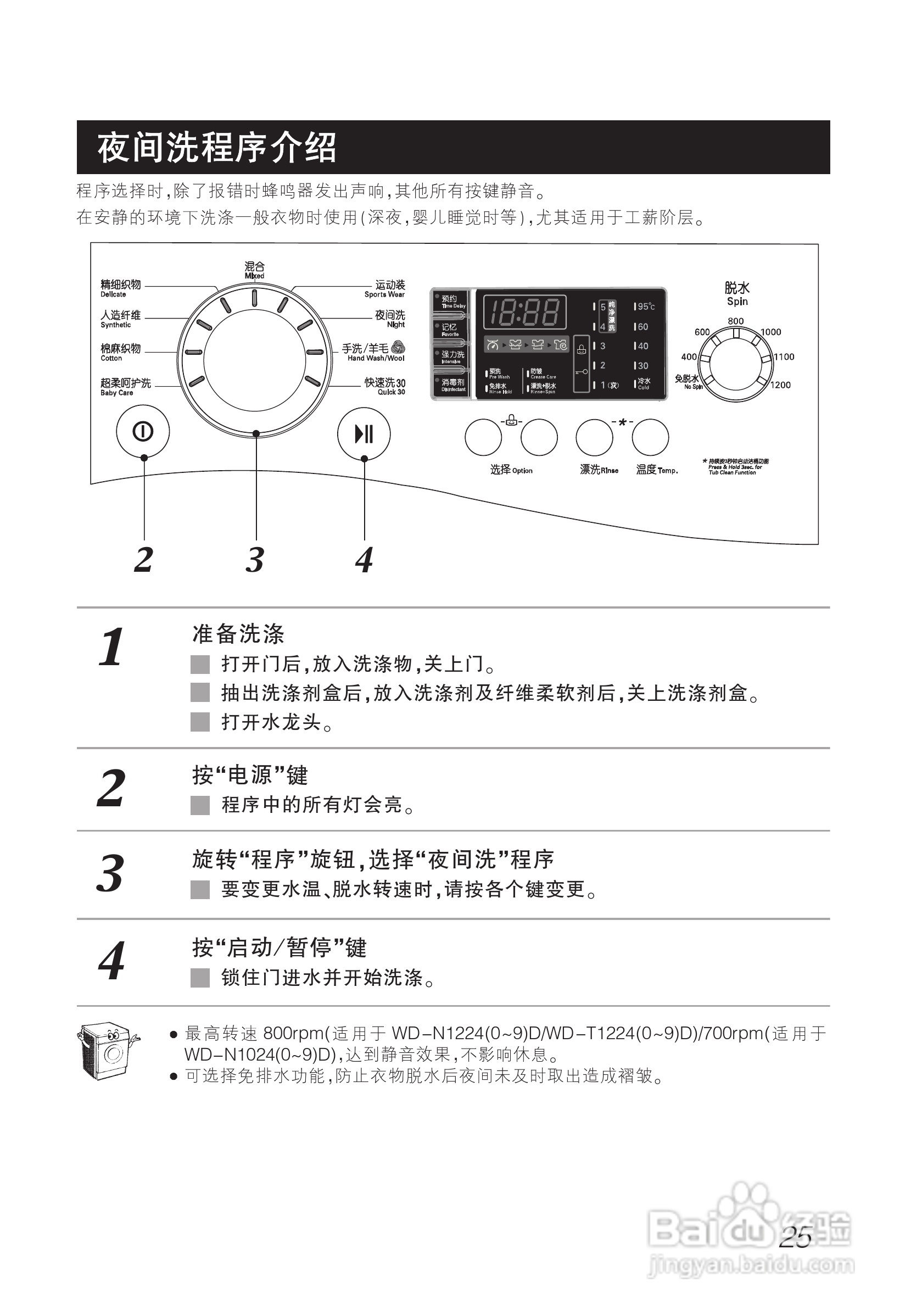 LG WD-T1224D洗衣机使用说明书:[3]